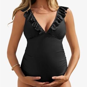 Summer Mae Ruffled Maternity Swimsuit